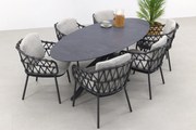 4SO Calpi/Privada 240x107 - Ovale tuinset - 7-delig OP=OP