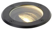 Moderne buiten grondspot zwart verstelbaar IP65 - Delux Modern GU10 IP65 Buitenverlichting