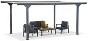 Metalen carport Lombardije 3x5 Tuinpunt