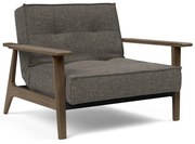 Innovation Living Splitback Frej Smoked Fauteuil Met Gerookt Eiken Armleuningen