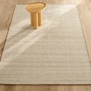 Handgeweven vloerkleed, 81% wol, Kinah