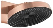 Saniclear Evolution hoofddouche 30cm met wandbevestiging geborsteld koper
