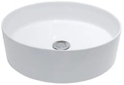 Wiesbaden Link waskom rond 40x12 cm keramiek mat wit 32.3322