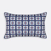 Kussenhoes 50x30 cm, geborduurd katoen, Mauro