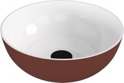 Polysan Banera waskom rond 39x14cm wit/terracotta