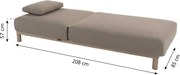 4 Seasons Outdoor Seasons Madeira Sunbed With Cushion And Head Support Latte Textiel Taupe