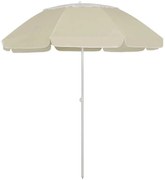 vidaXL Strandparasol 300 cm zandgeel