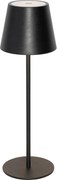 Tafellamp zwart incl. LED dimbaar en oplaadbaar IP54 - Murdock