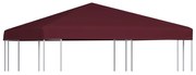 vidaXL Prieeldak 310 g/m² 3x3 m bordeaux