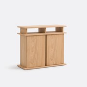 Laag dressoir met eikenfineer, ABAC