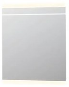 INK SP6 Spiegel - 80x4x80cm - LED horizontaal - boven en onder - colour changing - dimbaar - aluminium Zilver 8408420