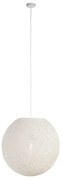 Landelijke hanglamp wit bol 60cm - Corda