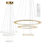 Hanglamp LED G041-3CP BRUSH GOLD