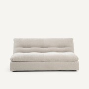 Modulaire 3-zits bank in chenille fluweel, Giuliano