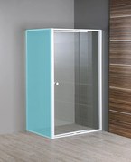 Aqualine Amica douchedeur 104 - 122cm stelbaar wit