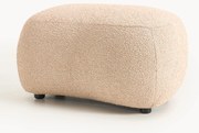 Bouclé voetenbank Alba