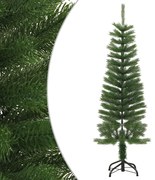 vidaXL Kunstkerstboom met standaard smal 120 cm PE