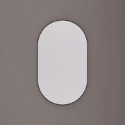 Hipp Design 8640 spiegel ovaal met zwart frame 40x60cm