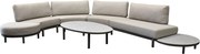 Eclipse XL hoekloungeset 8 delig aluminium rope
