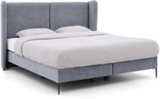 Goossens Boxspring Ease Classic Incl. Matras, Vlak 140 x 200 cm (=2x 70 x 200 cm) met hoofdbord + 2x matras shapes 1