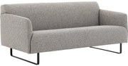 Goossens Excellent Bank Montreal grijs, stof, 2-zits, modern design