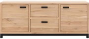 Goossens Dressoir Sans, 2 deuren 2 laden