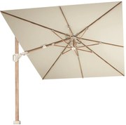 Challenger T2 premium parasol 350x260 cm teak champagne