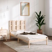 vidaXL Bedframe massief hout 75x190 cm 2FT6 Small Single