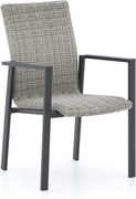 Dining tuinstoel | Manifesto Villongo | Wicker (vlechtwerk) | Grijs | Stapelbaar | Kees Smit Tuinmeubelen