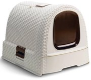 Curver 408742  Hooded Cat Litter Box 51x38,5x39,5 cm White 400462