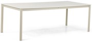 Dining Tuintafel rechthoekig 220 x 100 cm Aluminium/keramiek Taupe Como