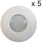 NJOY verlichtingsset met 5 LED spots 83mm 5W wit