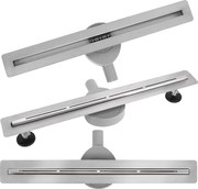 Lineaire afvoer Rea FILO Brush Steel 70