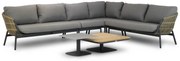 Hoek loungeset 5 personen Aluminium/wicker Taupe  Coco Nathan/Ralph