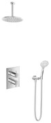 Hotbath Get Together IBS2ACR inbouwdouche met 3s handdouche en 15cm plafondbuis chroom