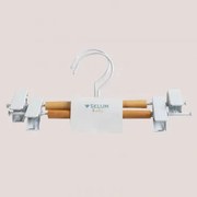 Set Van 2 Kinderhangers Met Klem Corin Kids Wit - Sklum