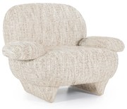Eleonora Jayden Design Fauteuil Beige Stof