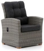 Lounge tuinstoel | Intenso Mazzano | Wicker (vlechtwerk) | Grijs | Kees Smit Tuinmeubelen