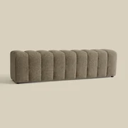 Bankje Zachte Stof Taupe 180 Cm