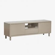 Michigan Stalen Tv-standaard Moka Bruin & ↔︎ 150 Cm - Sklum