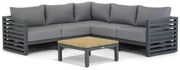 Hoek loungeset 5 personen Aluminium Grijs Santika Furniture Santika Jaya