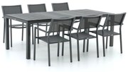 Bellagio Roma/Fidenza 220cm dining tuinset 7-delig stapelbaar