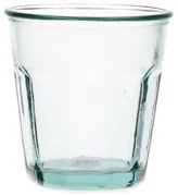 Glas met facetten, gerecycled glas, 250 ml