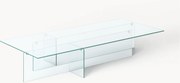 Grote glazen salontafel Anouk, B 160 cm
