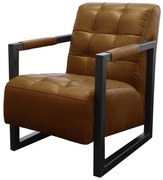 Fauteuil - Salina - leer Colorado cognac 03