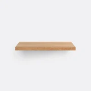 Wandplank in eikenhout, 60 cm, Biface