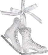 Kurt S. Adler kerstornament ijsschaats met glitter - H10 cm - Kersthanger