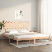 vidaXL Bedframe massief hout 180x200 cm 6FT Super King