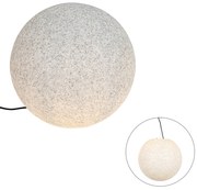 Moderne buitenlamp grijs 45 cm IP65 - Nura Modern E27 IP65 Buitenverlichting bol / globe / rond