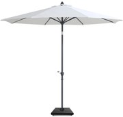 Camello Valerio Stokparasol M (excl. Voet) Aluminium Wit